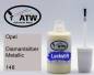 Preview: Opel, Diamantsilber Metallic, 148: 20ml Lackstift, von ATW Autoteile West.